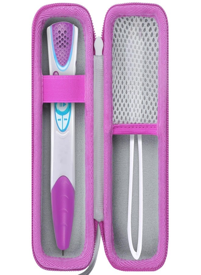 Lebakort Storage Case Compatible with LeapFrog LeapReader System Learn-to-Read (Gray+Pink Case) - Image 1